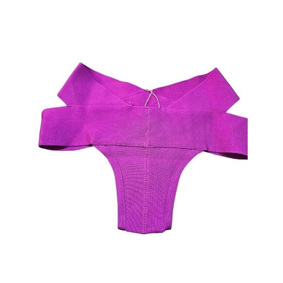 New with Tags SKIMS KNIT CROSS KNOT BIKINI LOLLIPOP STRAPPED BIKINI BOTTOM XXS - Picture 4 of 6